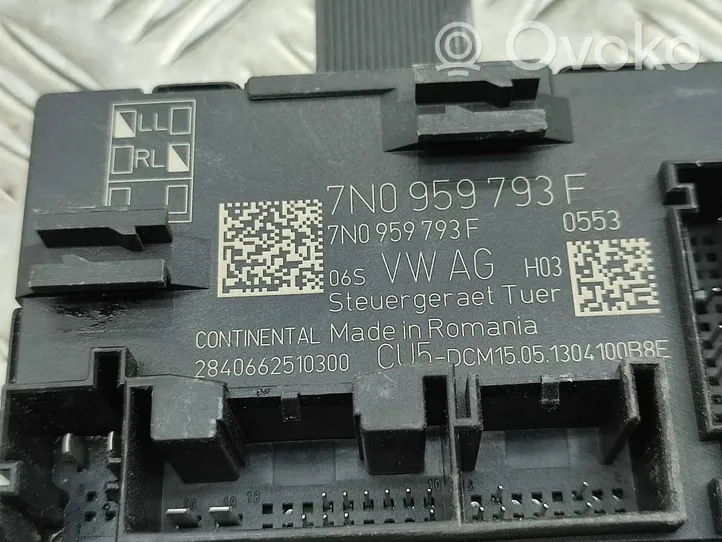 Skoda Yeti (5L) Door control unit/module 7N0959793F