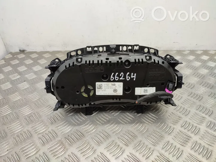 Volkswagen Golf Sportsvan Tachimetro (quadro strumenti) 517920740B