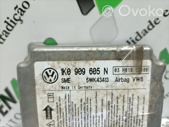 Volkswagen Golf V Turvatyynyn ohjainlaite/moduuli 