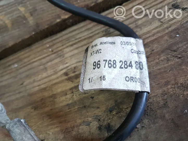 Peugeot 508 Cable negativo de tierra (batería) 9676828480