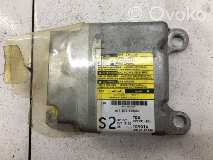 Toyota Verso Module de contrôle airbag 220591101