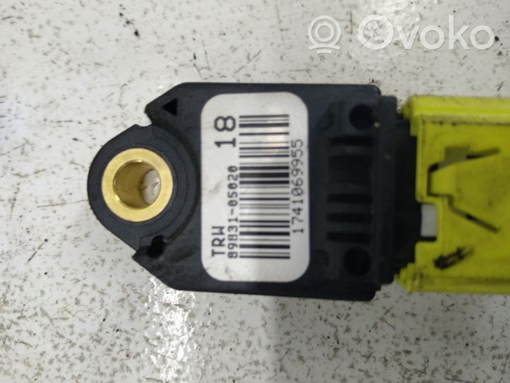 Toyota Verso Sensor impacto/accidente para activar Airbag 8983105020