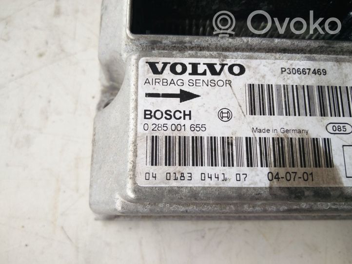 Volvo V70 Centralina/modulo airbag 0285001655