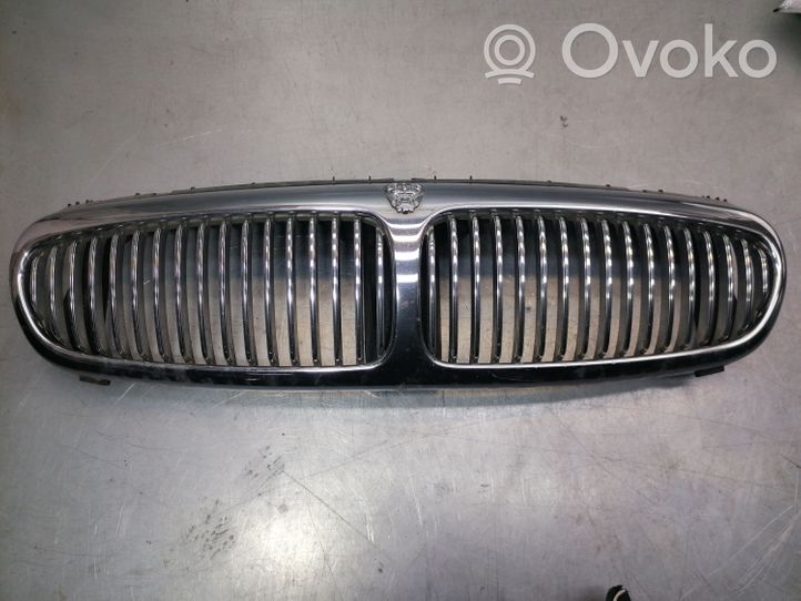 Jaguar X-Type Front bumper upper radiator grill 1X435510AE