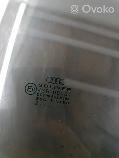 Audi A6 S6 C5 4B aizmugurējo durvju stikls E643R0081