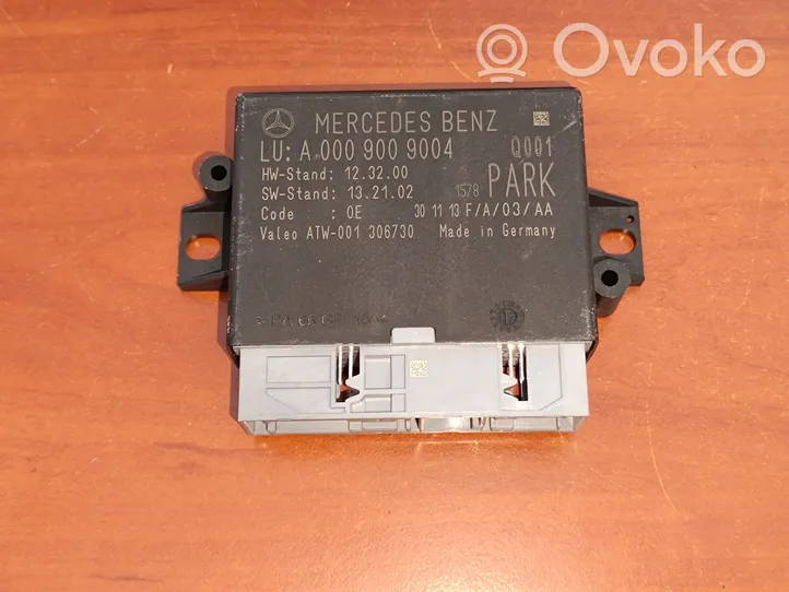 Mercedes-Benz S W222 Sterownik / Moduł parkowania PDC A0009009004