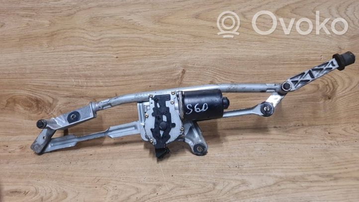 Volvo S60 Mechanizm i silniczek wycieraczek szyby przedniej / czołowej 8648345