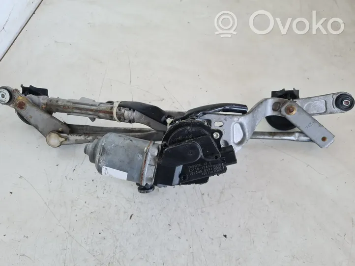 Toyota Auris 150 Tringlerie et moteur d'essuie-glace avant 8511012A00