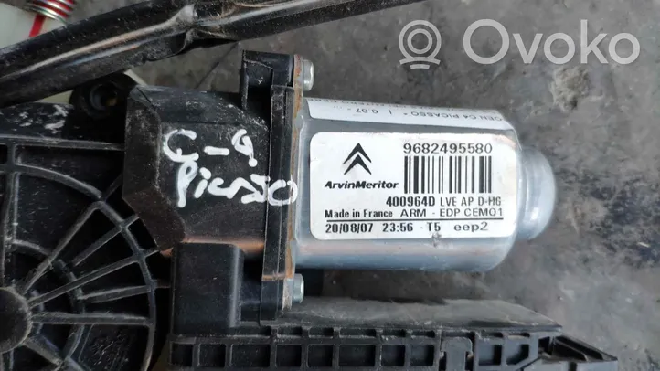 Citroen C4 II Picasso Priekinis varikliukas langų pakėlėjo 9682495580