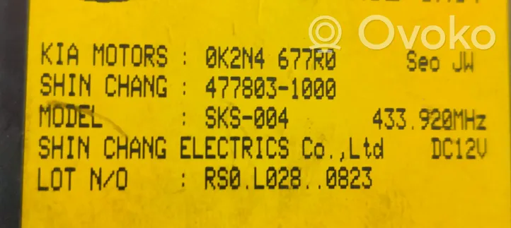 KIA Shuma Other control units/modules 0K2N4677R0