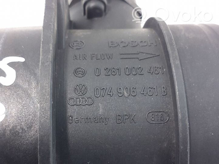 Volkswagen PASSAT B6 Mass air flow meter 074906461B