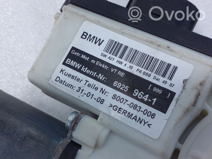 BMW X3 E83 Elektryczny podnośnik szyby drzwi przednich 6925964