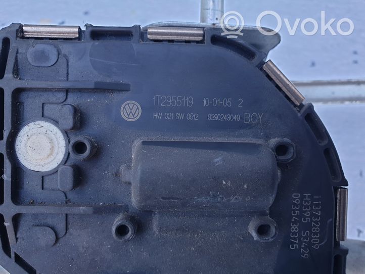 Volkswagen Touran II Front wiper linkage and motor 1T2955119