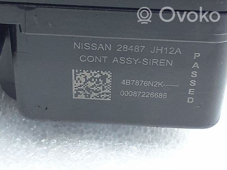 Nissan Qashqai Alarmes antivol sirène 28487JH12A