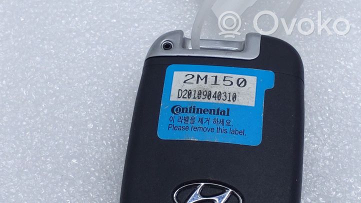 Hyundai Genesis Ignition key/card 2M150