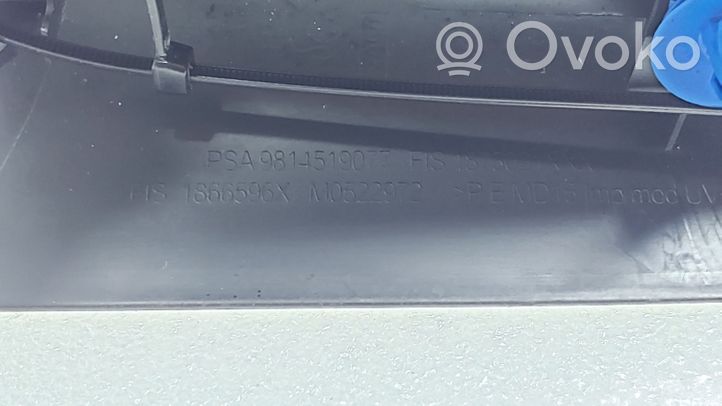 Peugeot 5008 II Autres éléments de garniture de porte arrière 9814519077