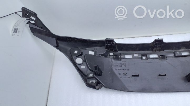 Peugeot 5008 II Rivestimento della parte inferiore del paraurti posteriore 9814783380