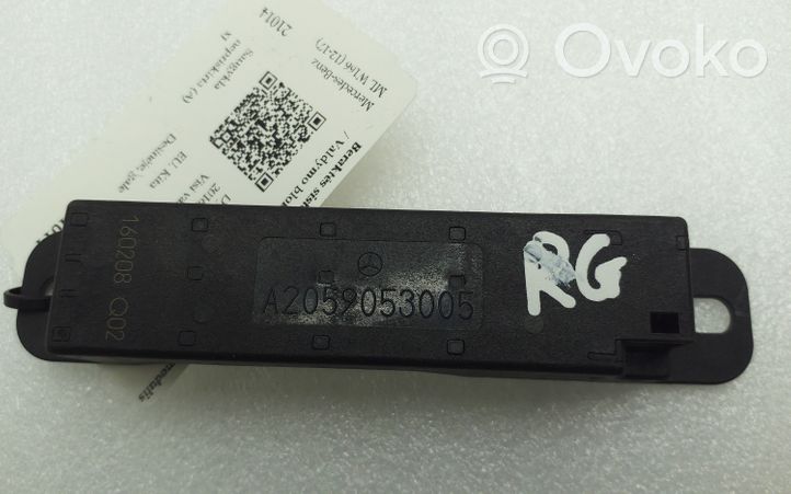 Mercedes-Benz ML W166 Keyless (KESSY) go control unit/module A2059053005