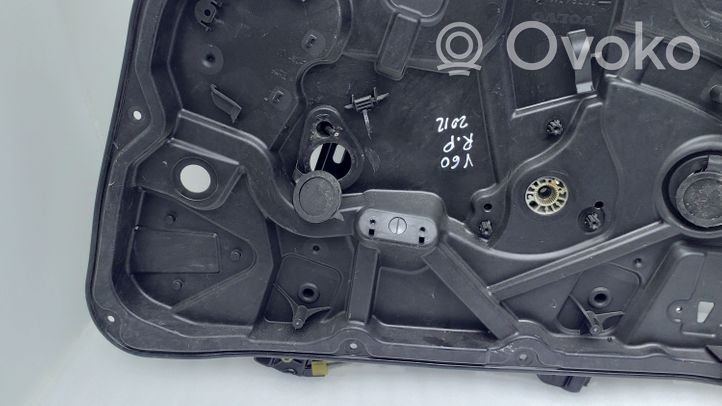 Volvo V60 Mechanizm podnoszenia szyby przedniej bez silnika 30784311
