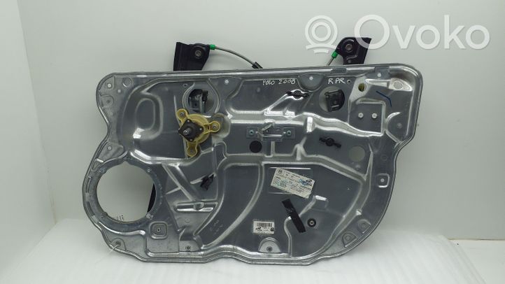 Volkswagen Polo IV 9N3 Front door manual window regulator 6Q4837756