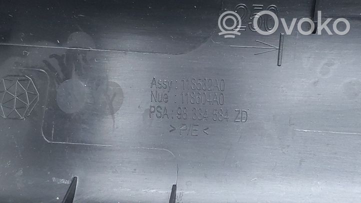 Citroen C4 III e-C4 Copertura del rivestimento del sottoporta anteriore 98334584