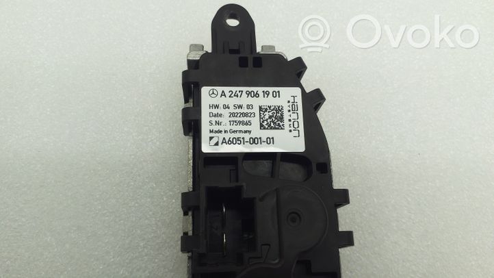 Mercedes-Benz GLA H247 Resistencia motor/ventilador de la calefacción A2479061901