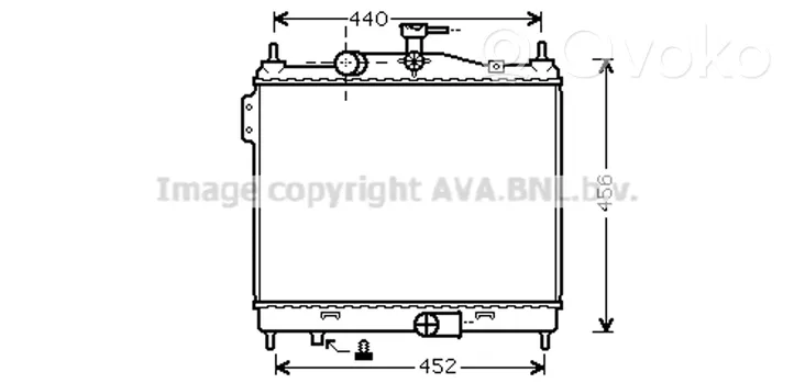 Hyundai Getz Jäähdyttimen lauhdutin 253101C650