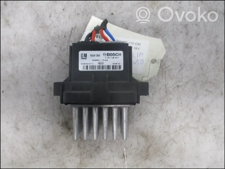 Chevrolet Spark Resistencia motor/ventilador de la calefacción F011500017