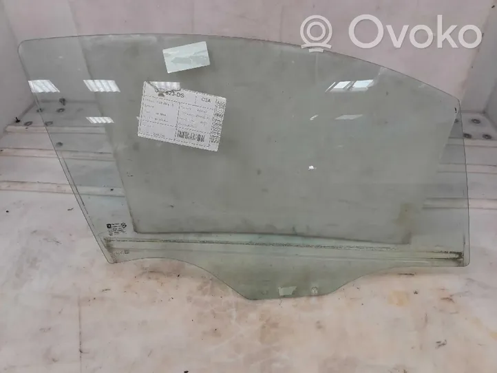 Chevrolet Spark Front door window glass four-door 95215889