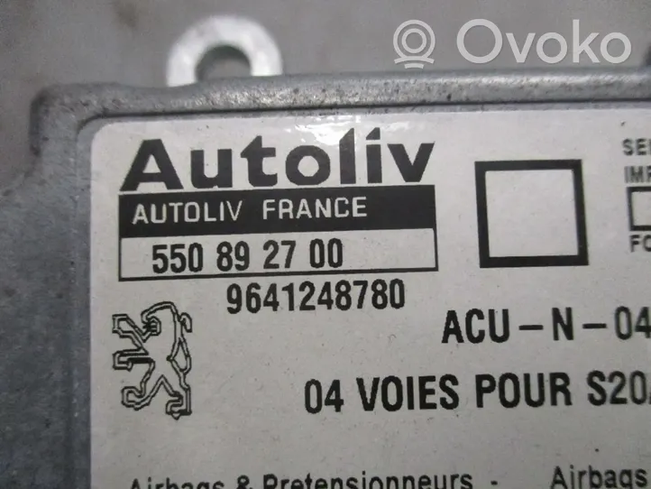 Peugeot 106 Centralina/modulo airbag 9641248780