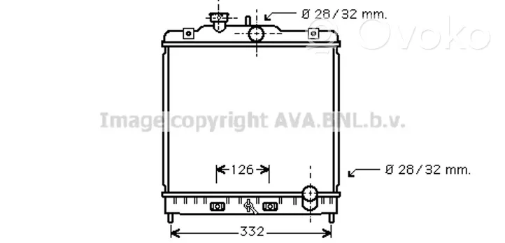 Honda Civic Coolant radiator 19010P03505