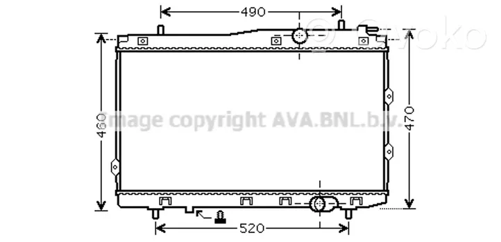 KIA Cerato Aušinimo skysčio radiatorius 253102F300