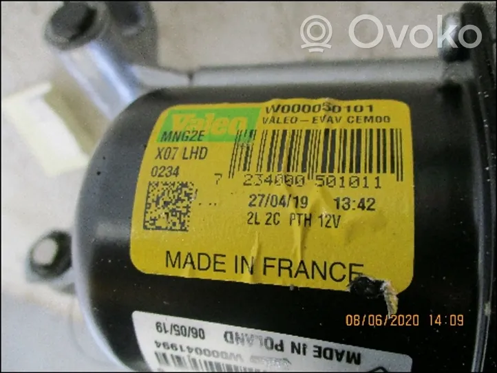 Renault Twingo III Mechanizm i silniczek wycieraczek szyby przedniej / czołowej 288009065R