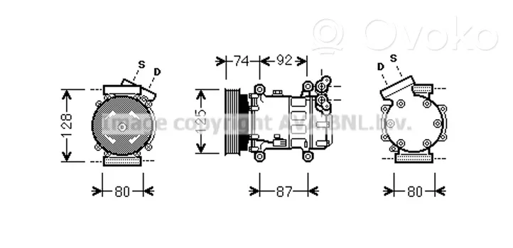 Renault Grand Modus Ilmastointilaitteen kompressorin pumppu (A/C) 8200819568