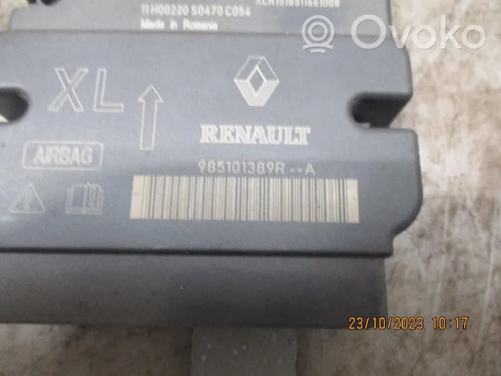 Renault Clio IV Sterownik / Moduł Airbag 985101389R