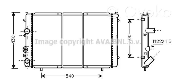 Renault Trafic I Radiateur de refroidissement 