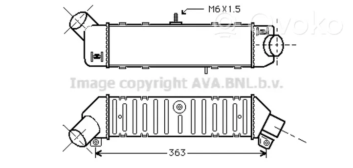 Seat Cordoba (6K) Chłodnica powietrza doładowującego / Intercooler 6K0145805F