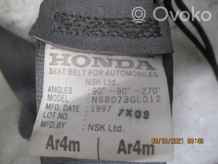 Honda CR-V Ceinture de sécurité arrière 82850S10305ZA