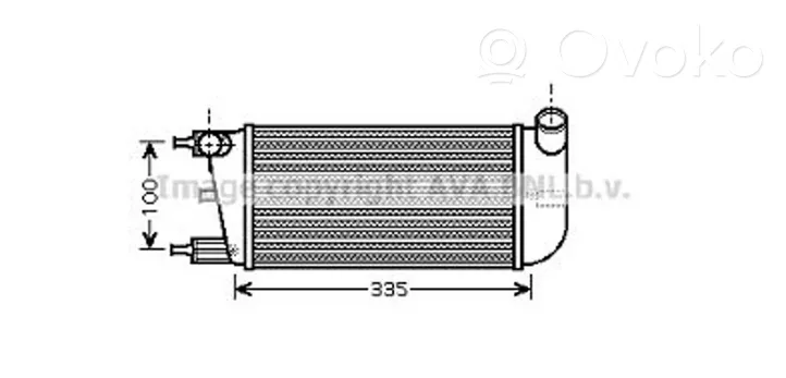 Fiat 500 Refroidisseur intermédiaire 51787495