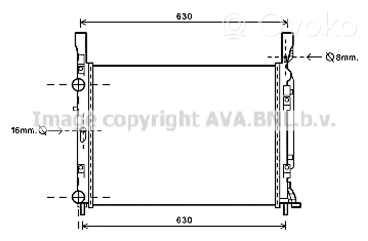 Renault Kangoo II Chłodnica 8200418328
