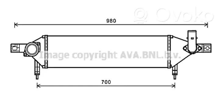 Nissan Qashqai Interkūlerio radiatorius 14461BB50BDN4409