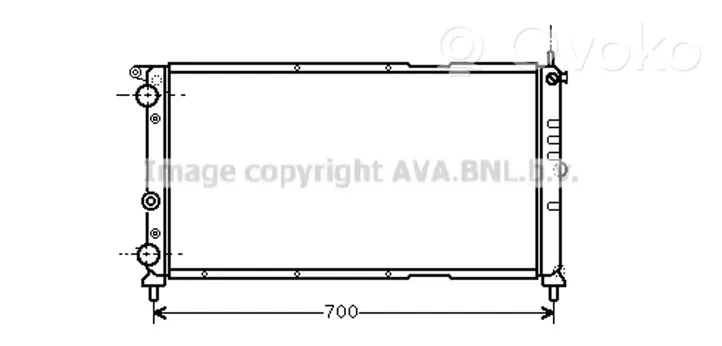 Fiat Punto (176) Chłodnica 71735351