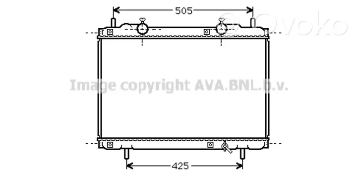 Fiat Multipla Radiador del refrigerante 46759742