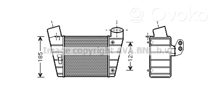 Audi TT Mk1 Radiatore intercooler 8L9145805H