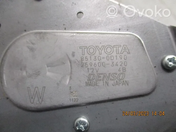 Toyota Yaris Aizmugurējā loga tīrītāja motoriņš 851300D190