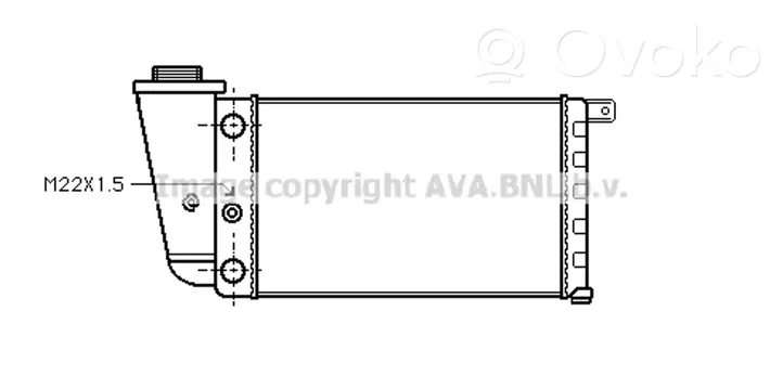 Fiat Panda 141 Radiateur de refroidissement 7711521