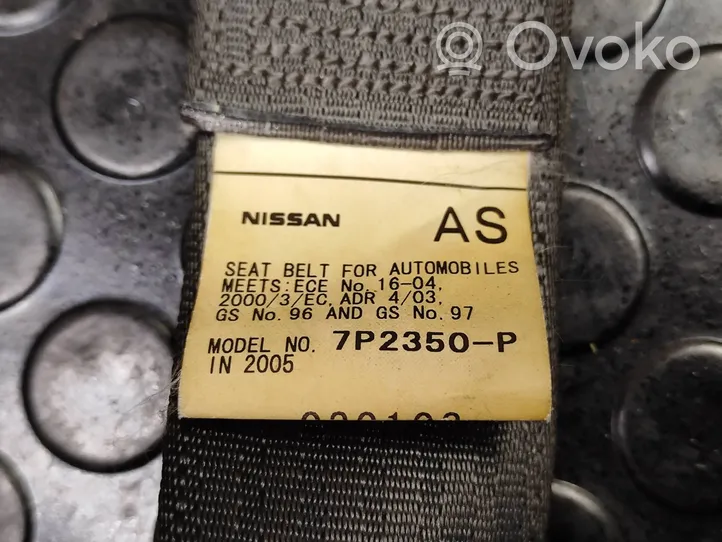 Nissan Pathfinder R51 Ceinture de sécurité avant 7P2350P
