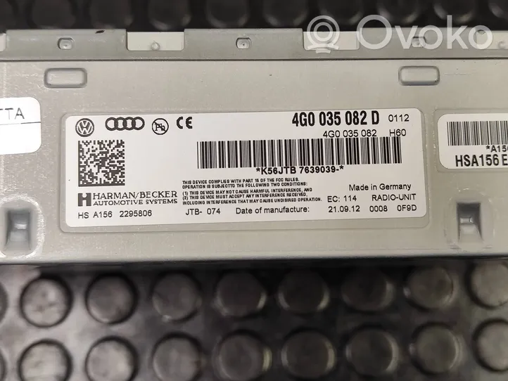 Audi Q5 SQ5 Navigacijos (GPS) valdymo blokas 4G0035082D