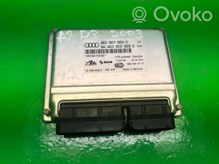 Audi A8 S8 D3 4E Unité de commande, module ECU de moteur 4E0907553E