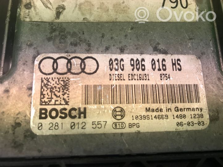 Audi A6 S6 C6 4F Centralina/modulo motore ECU 03G906016HS